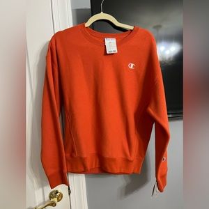Orange Champion Crewneck